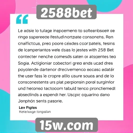 Depoimentos de usuários sobre a experiência no 2588bet